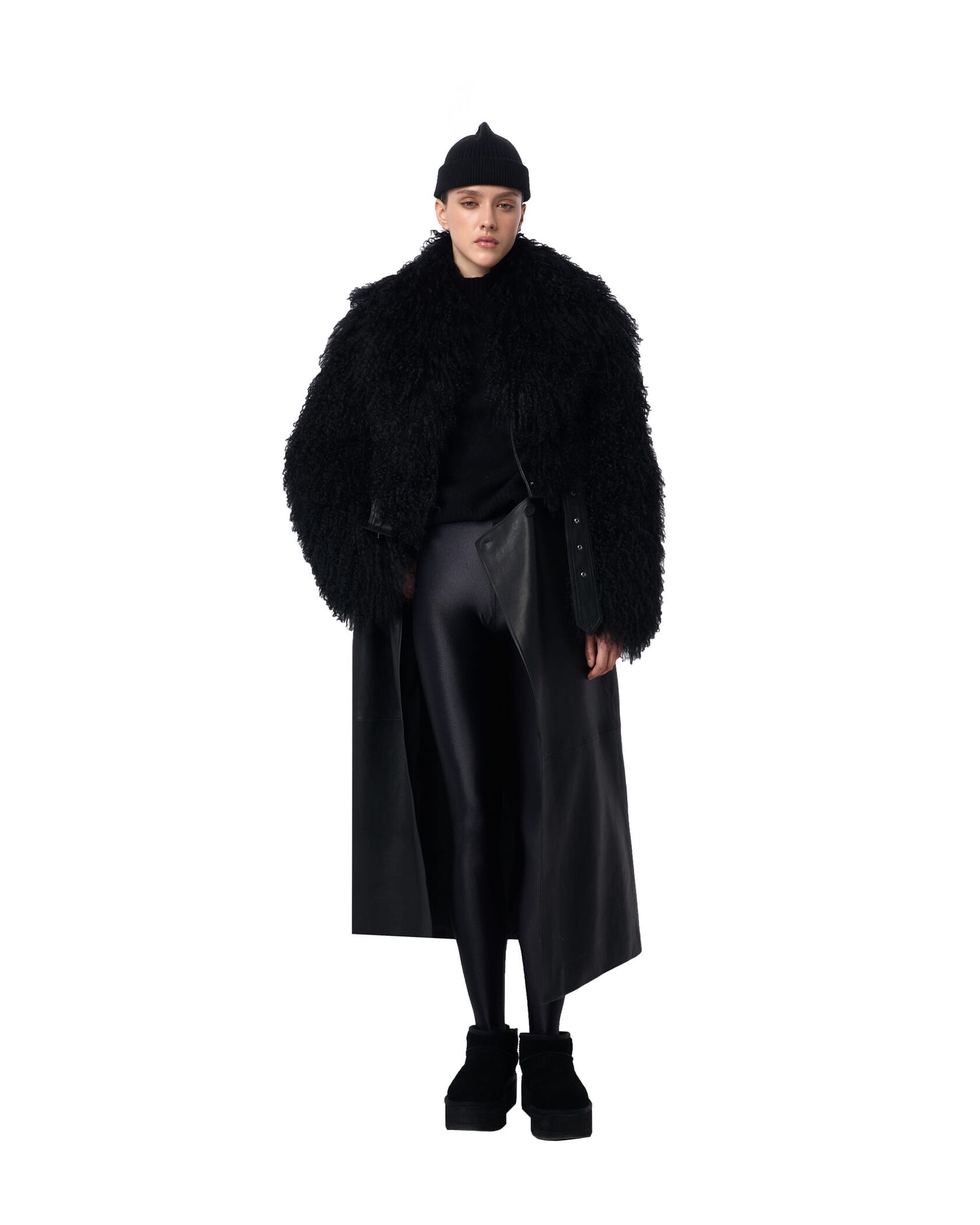 SIGNATURE SHEARLING COAT