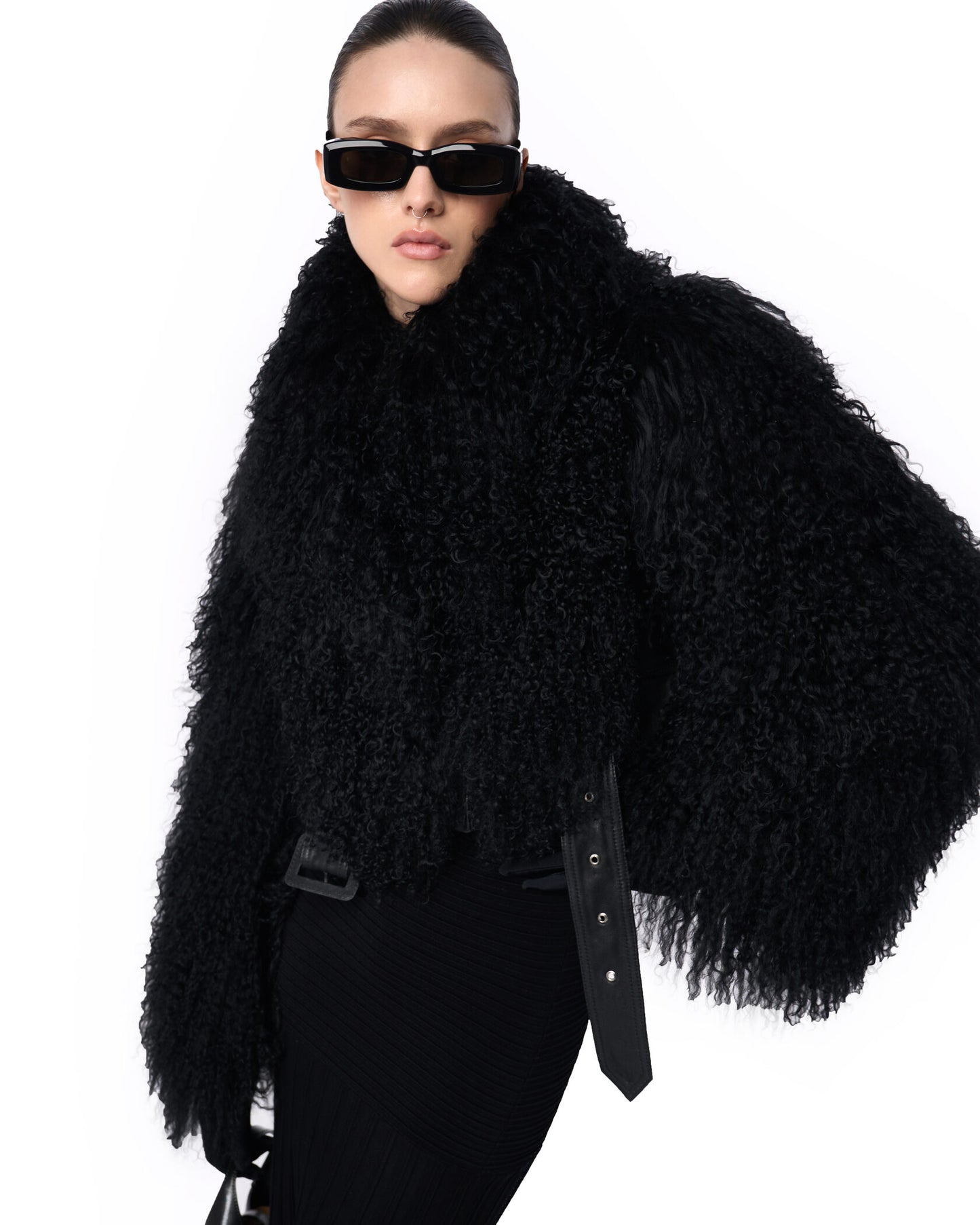 SIGNATURE SHEARLING COAT
