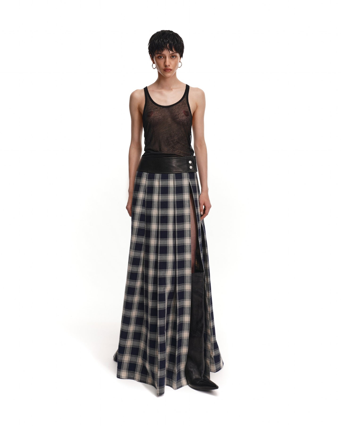 PLAID SKIRT