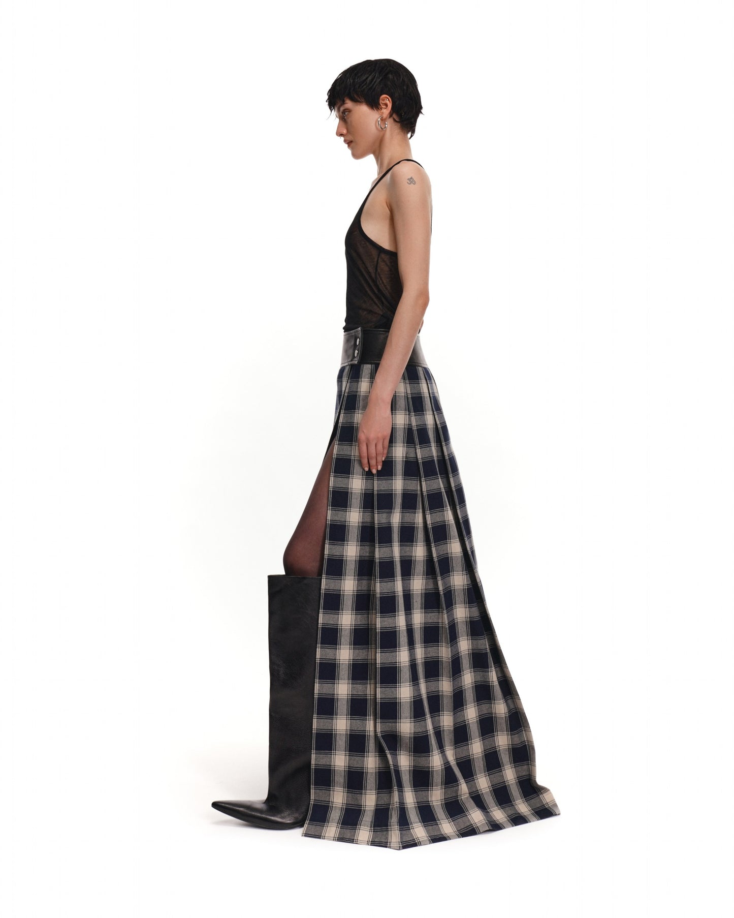 PLAID SKIRT