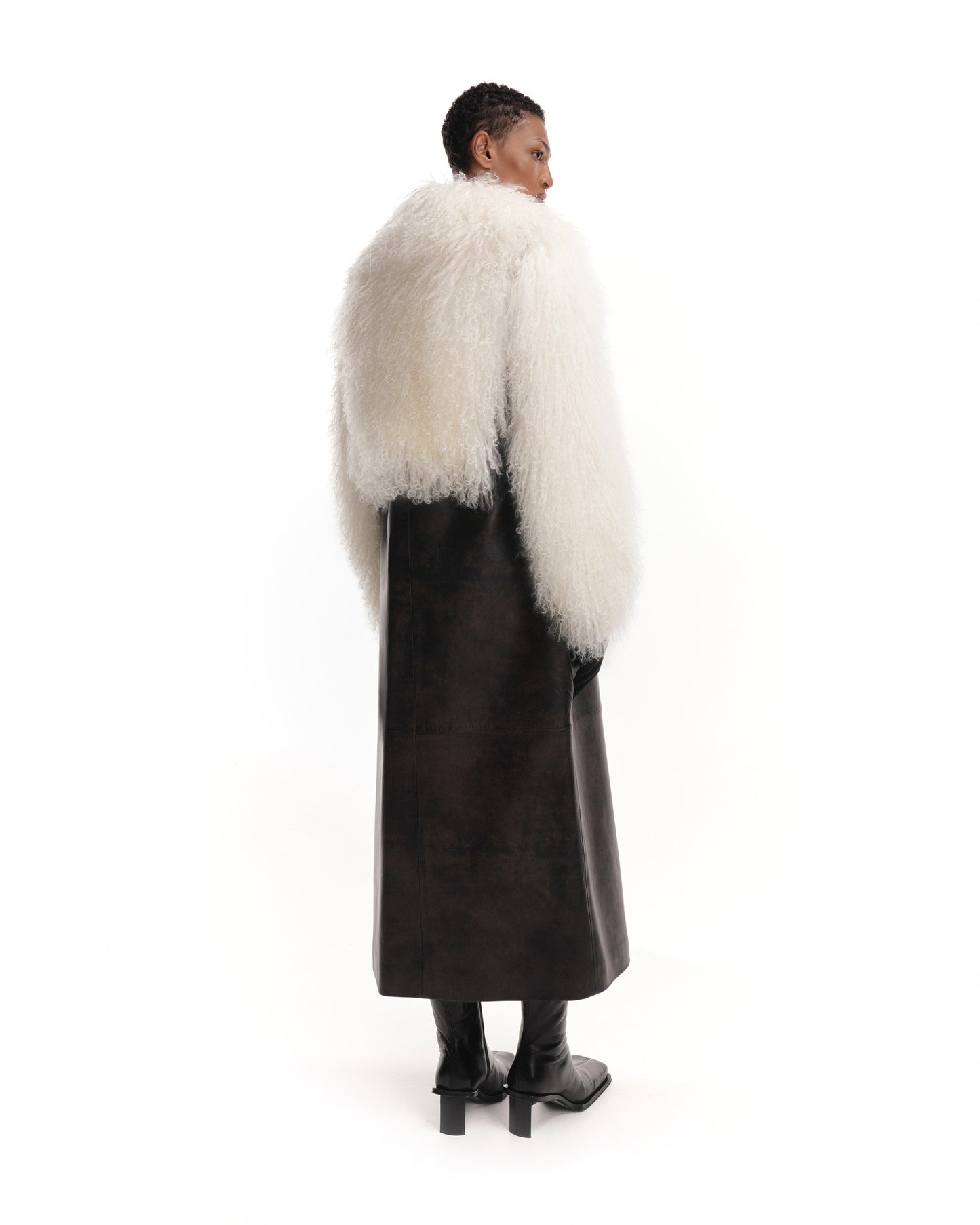 SIGNATURE SHEARLING COAT