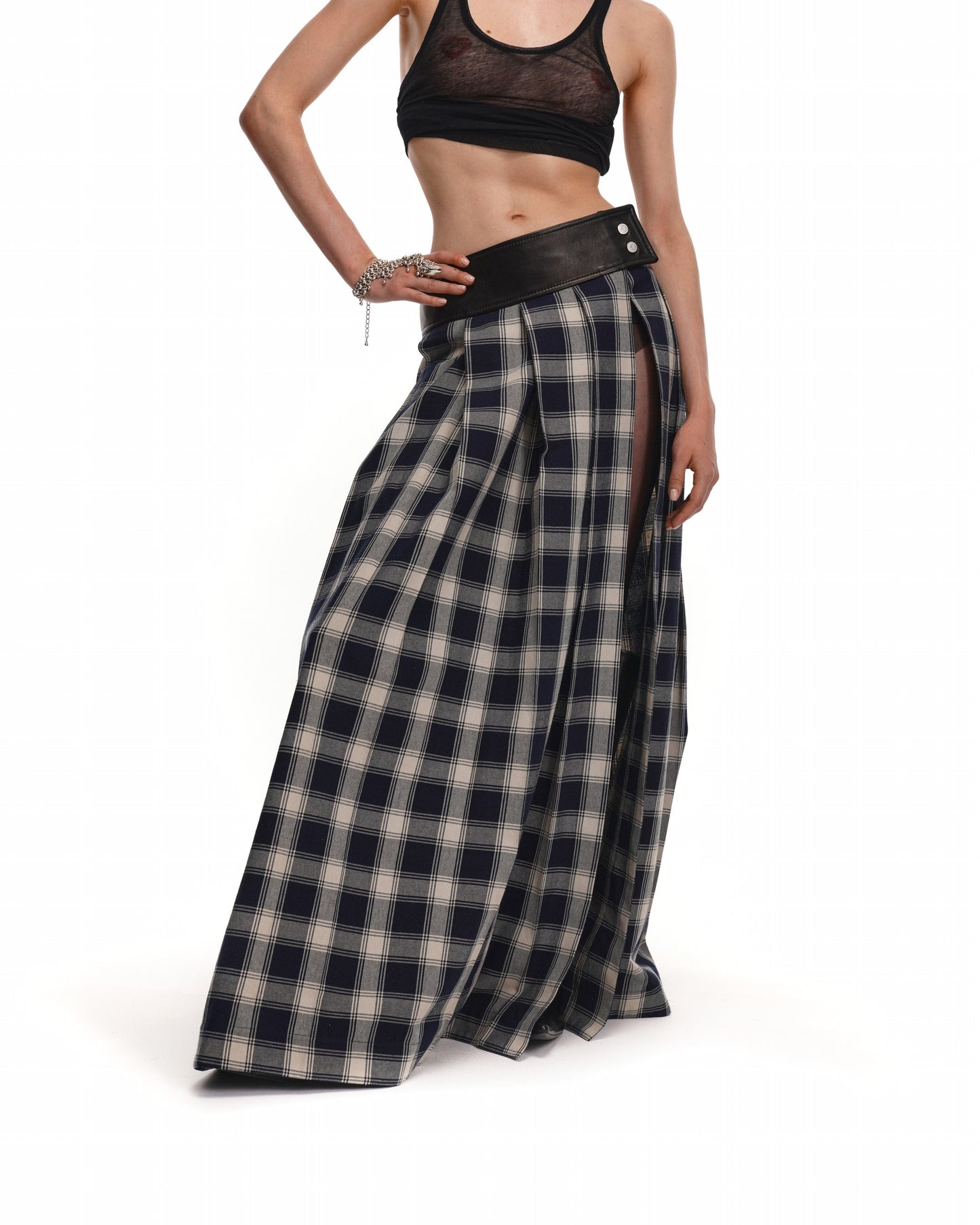 PLAID SKIRT