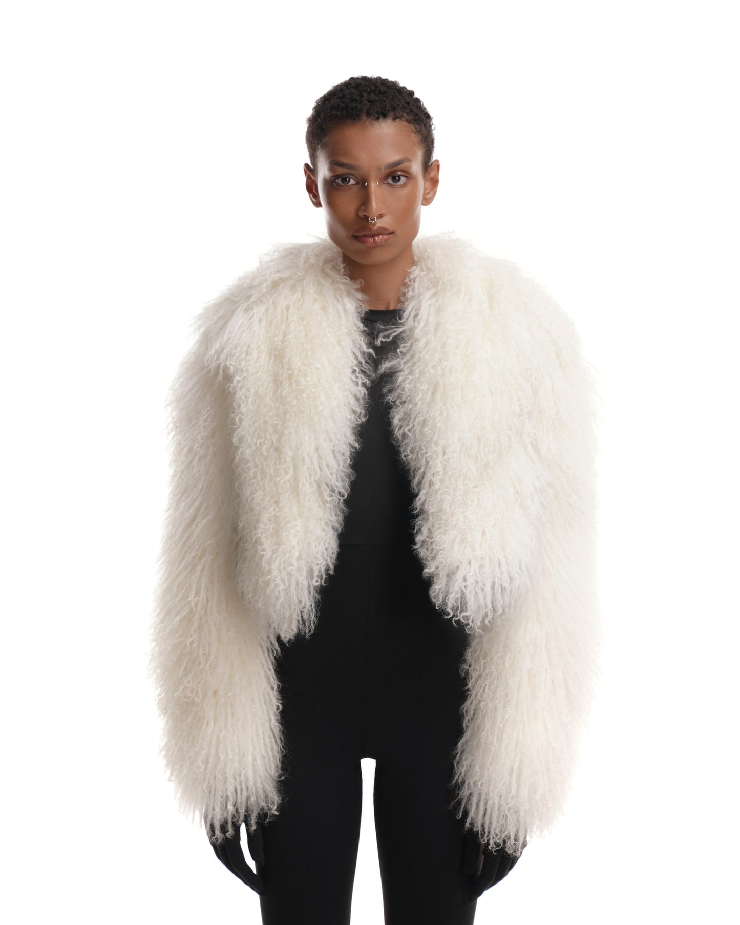 SIGNATURE SHEARLING COAT