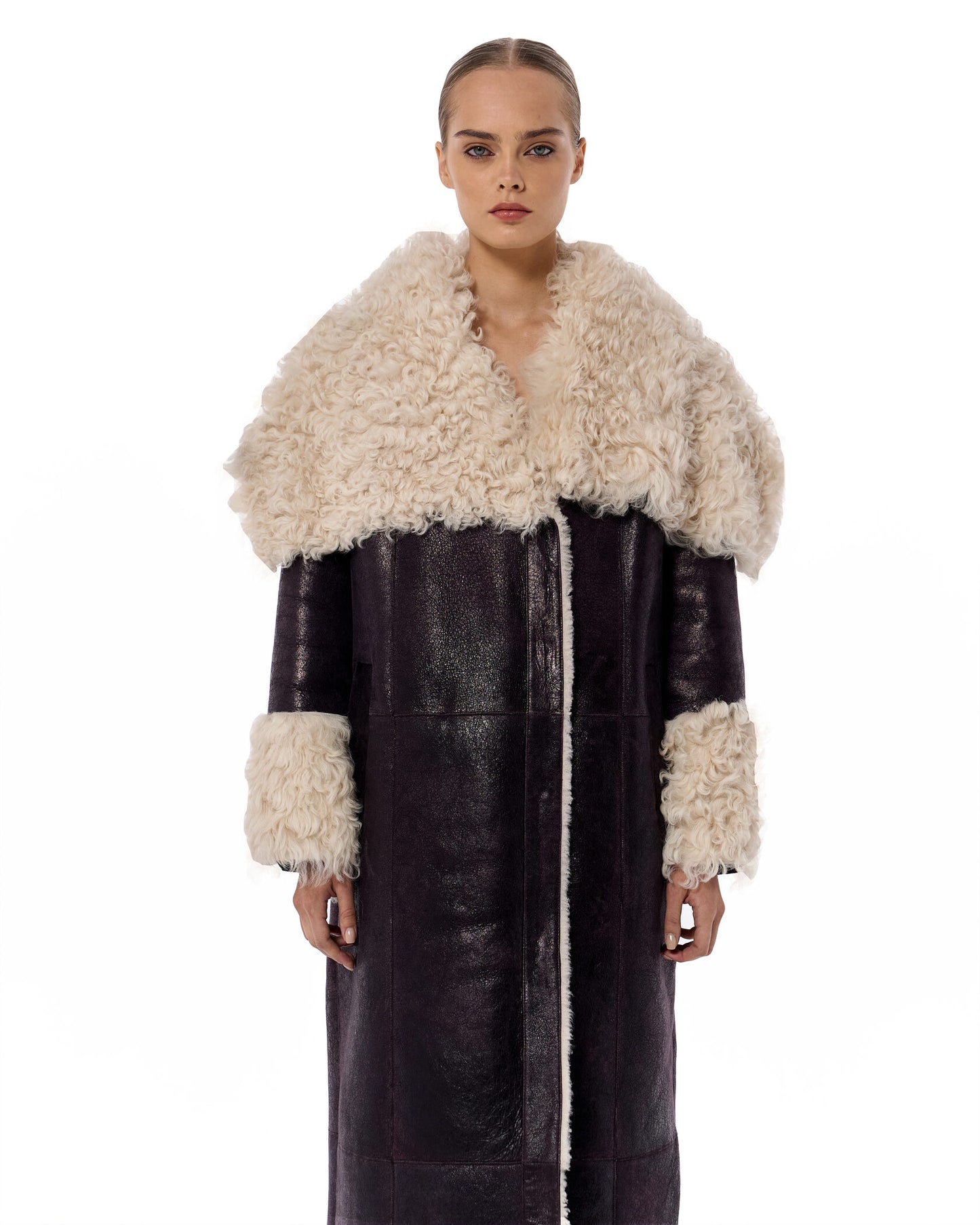 BELLA SHEARLING COAT