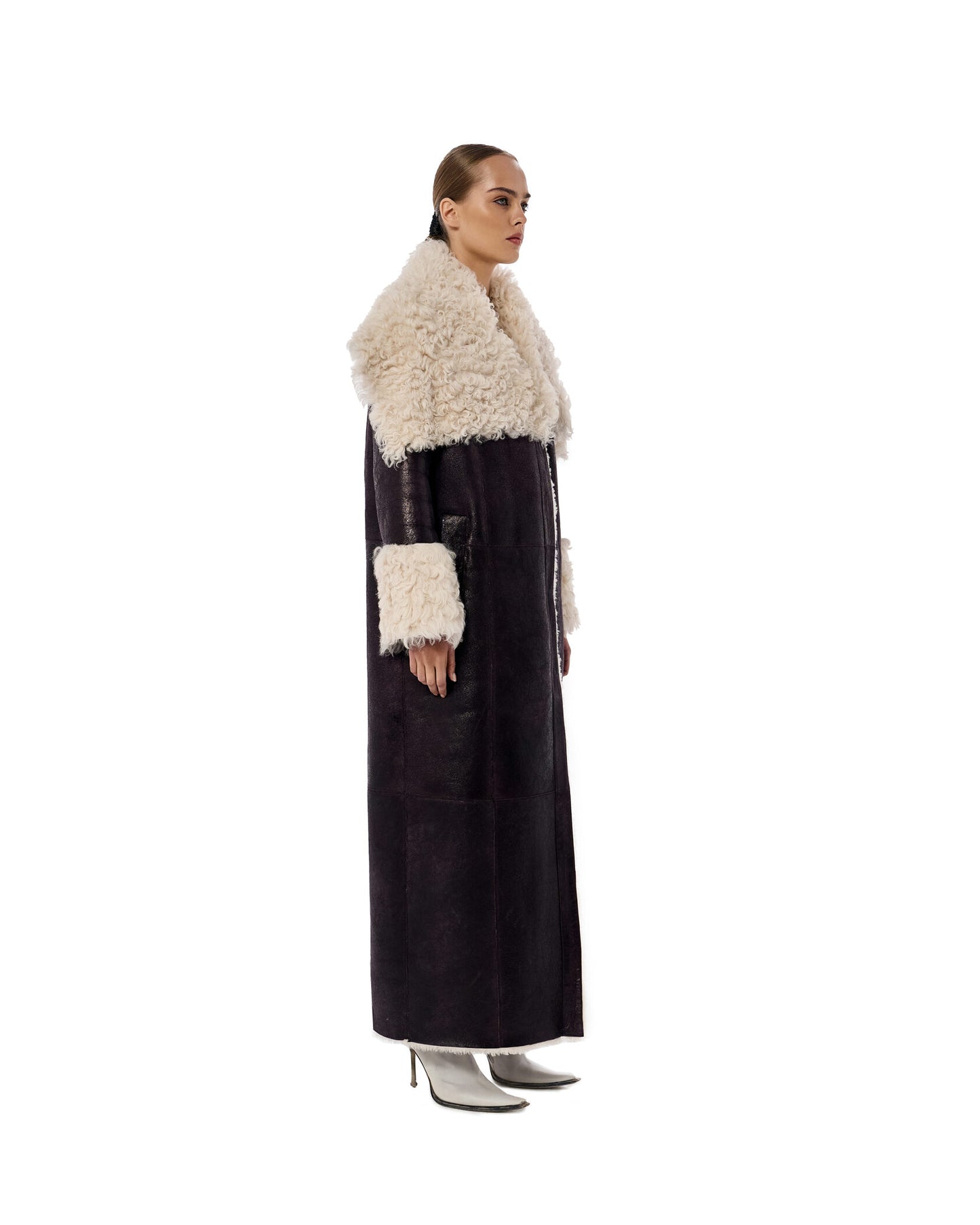 BELLA SHEARLING COAT