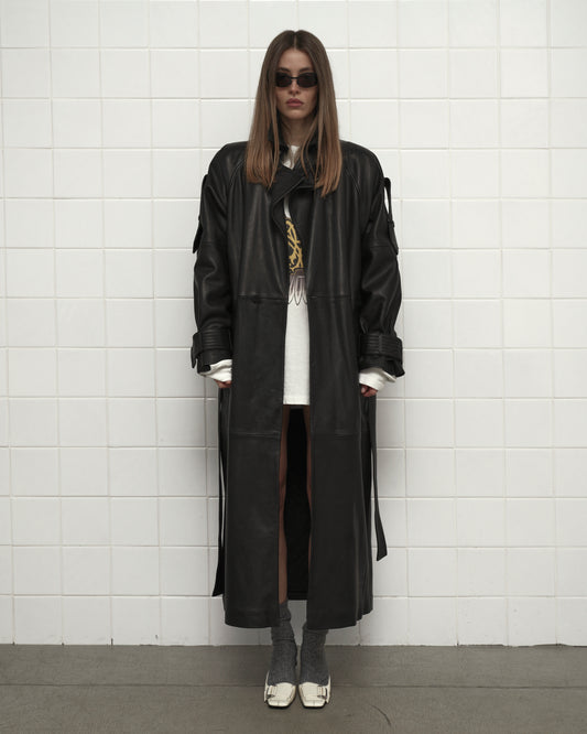 SIGNATURE LEATHER COAT 1992