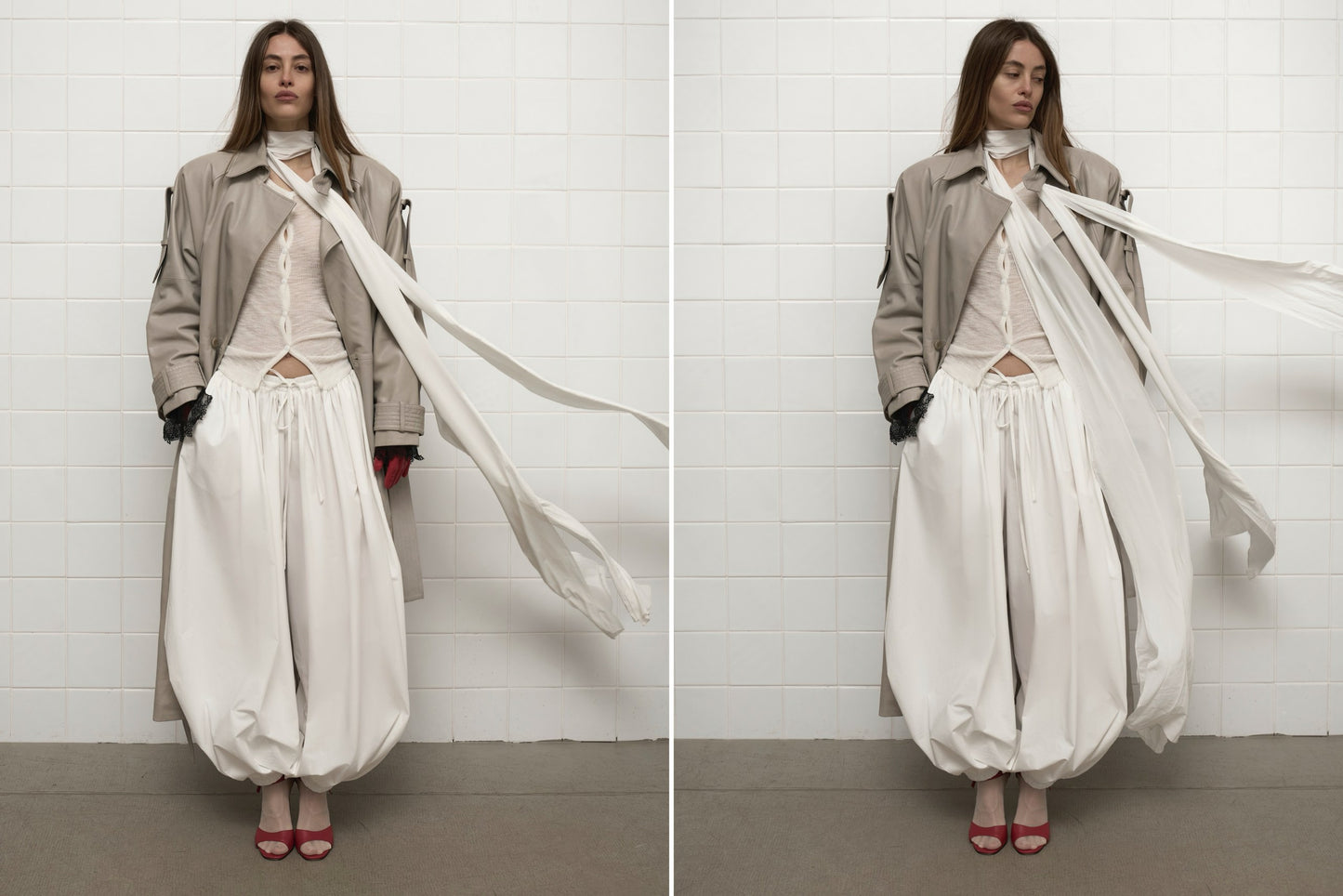 SIGNATURE LEATHER COAT