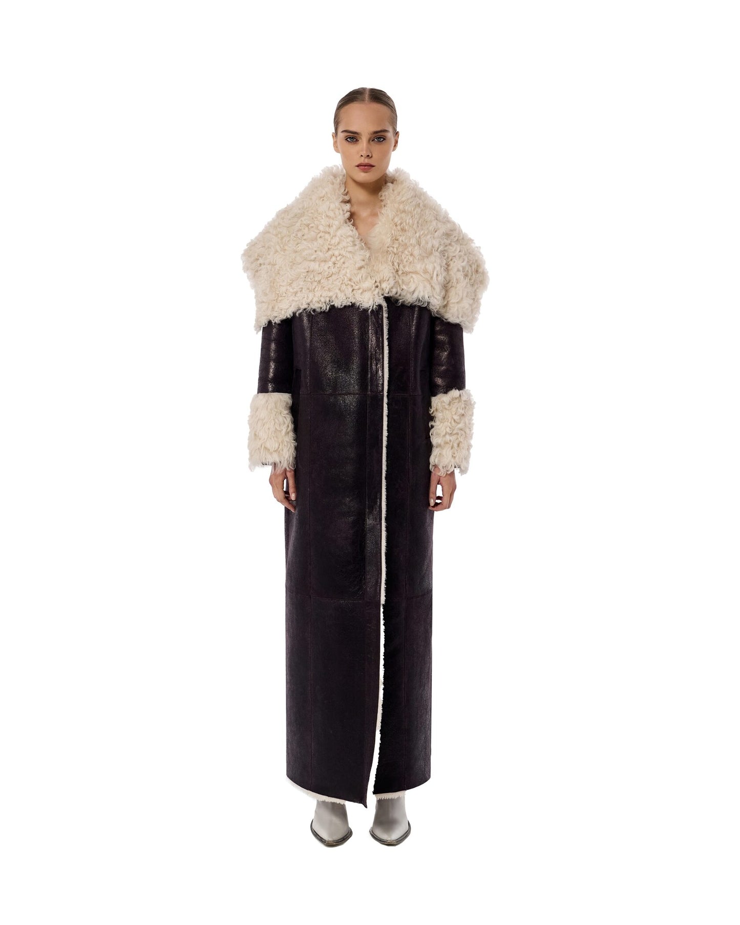 BELLA SHEARLING COAT